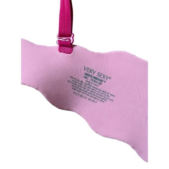 Vistoria’s Secret Push Up Pink Lace Bra 34C - Picture 3 of 5